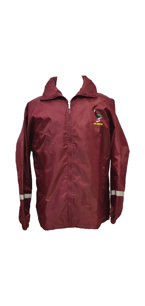 Maroon windbreaker on sale